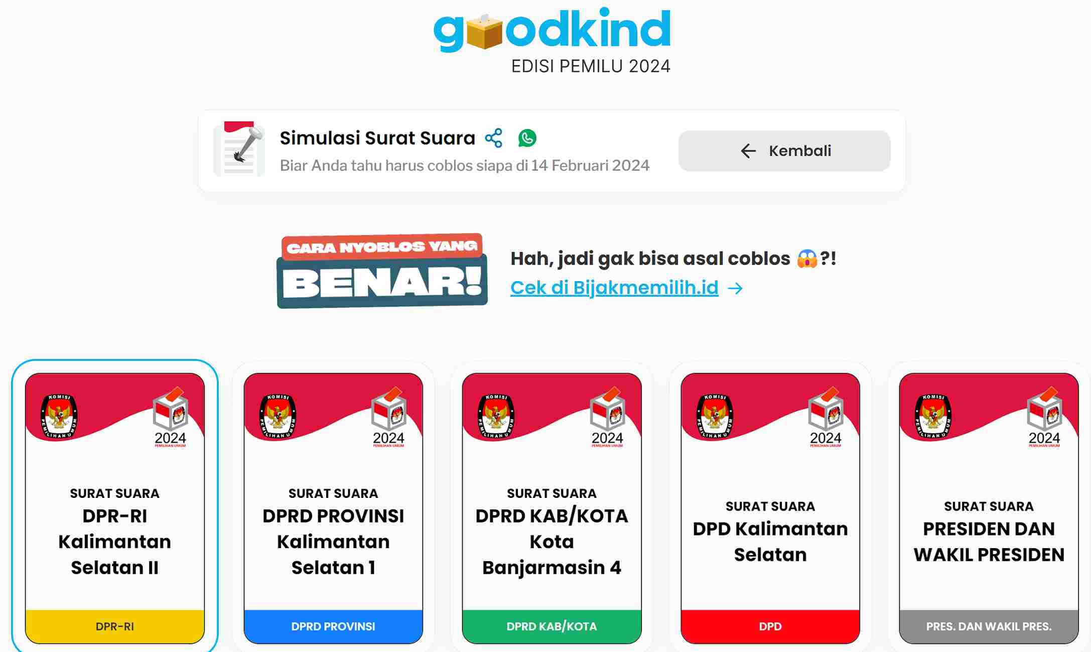 Simulasi kertas surat suara pemilu 2024 goodkind id