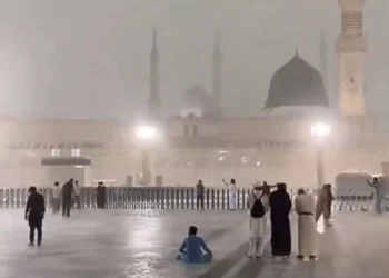 hujan di Madinah