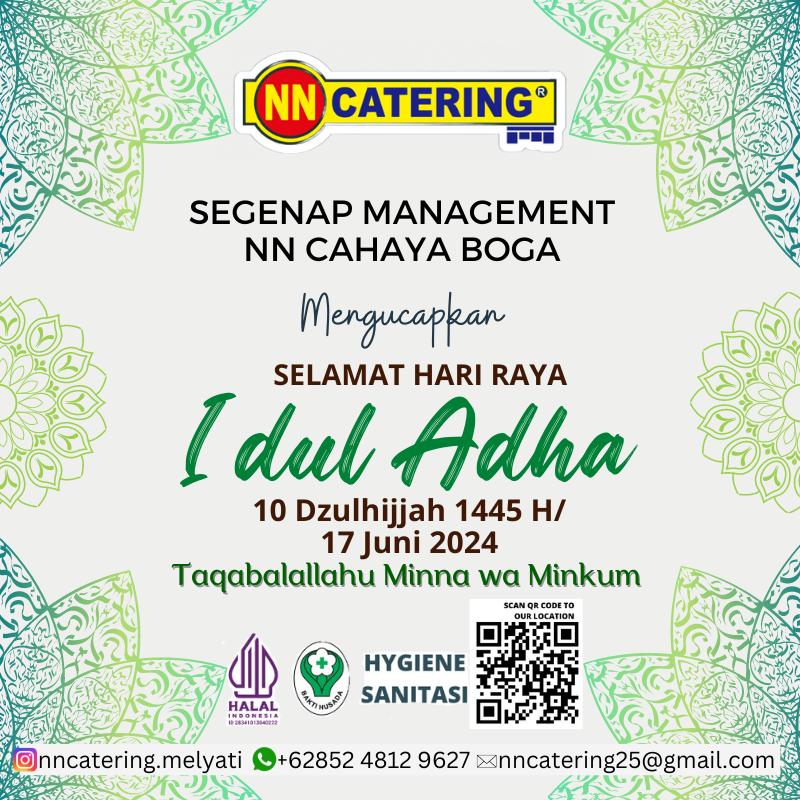 NN CATERING ucapan Id Adha 1445 H
