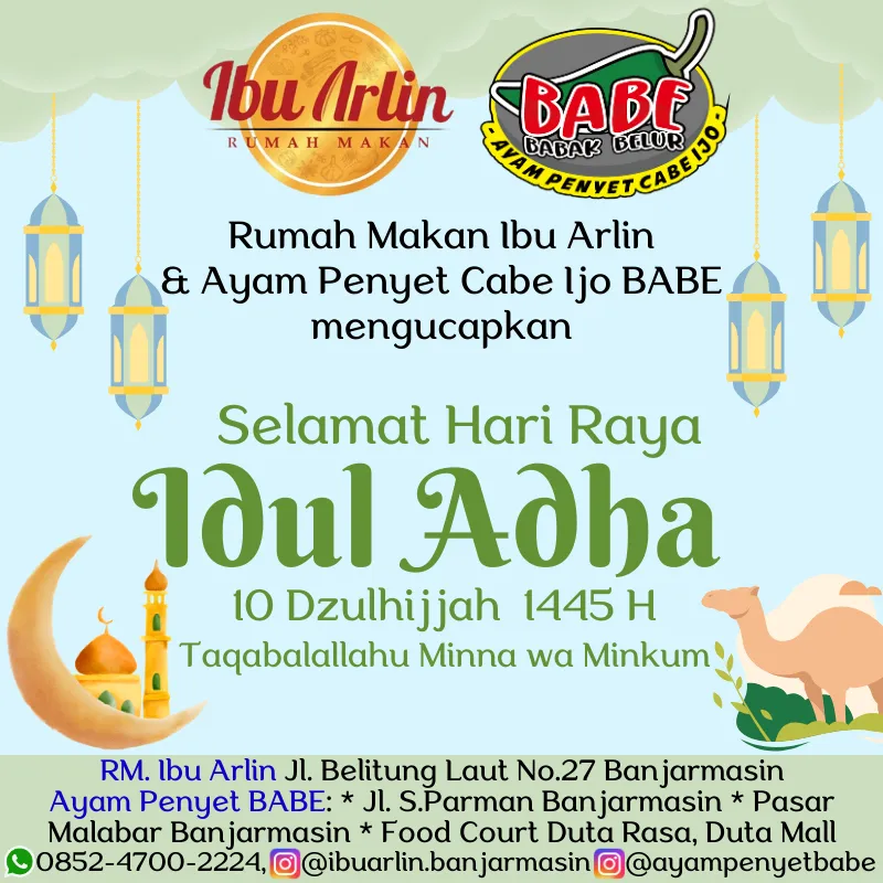 RM IBU ARLIN UCAPAN ID ADHA 1445