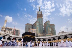 ka'bah dan tower zamzam