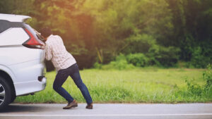 mobil matik tak boleh didorong