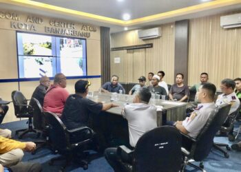 Demo Supir Angkot di Banjarbaru