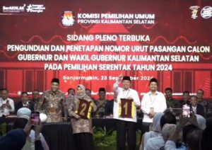 Nomor Urut Pilkada Se-Kalsel 2024