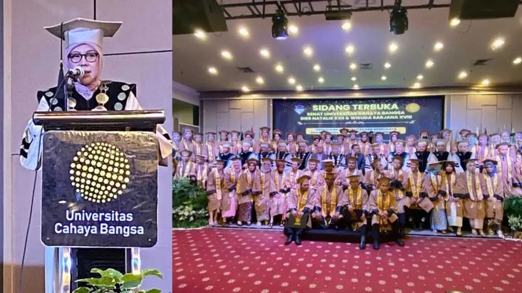 Rektor Universitas Cahaya Bangsa, Hj. Sri Erliani
