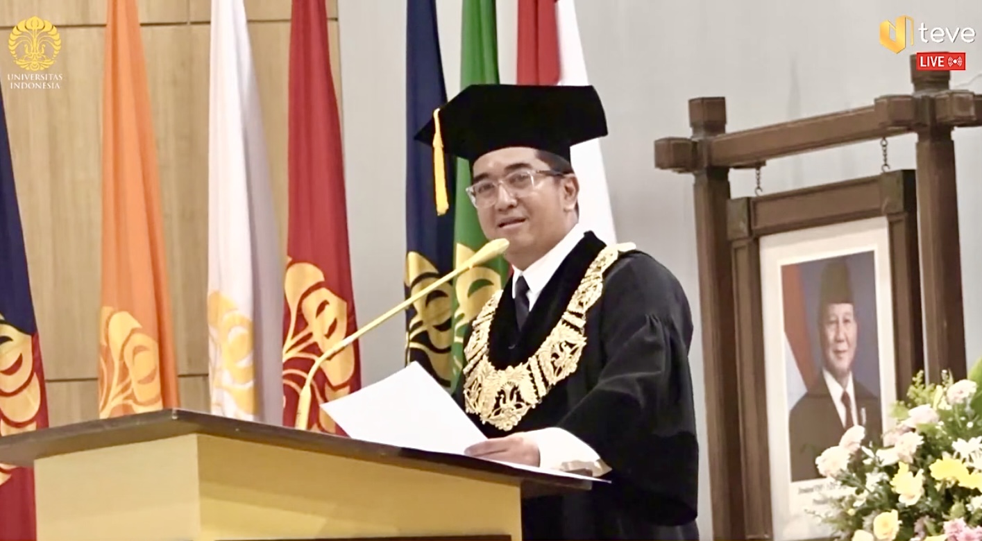 Rektor UI Prof. Heri Hermansyah