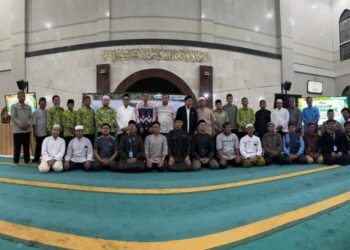 Masjid Gede Daruttaqwa Kalampangan Palangka Raya kunjungi Masjid Al Jihad Banjarmasin