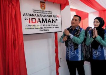 Wali Kota Banjarbaru Resmikan Asrama Mahasiswa di Malang