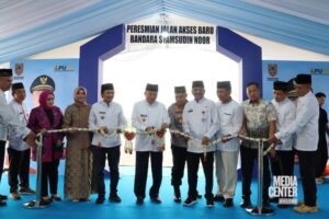 Peresmian jalan Syamsudin Noor