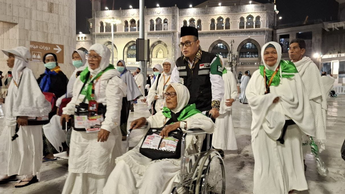 Jemaah haji terpisah