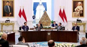 Kunjungan Bill Gates di Istana Merdeka