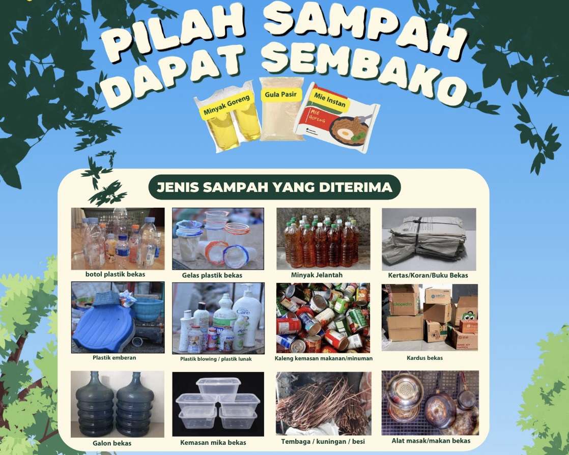 Sampah dapat sembako