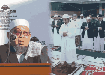 Pelaksanaan shalat Idul Adha 1446 H di Masjid Al Jihad Banjarmasin