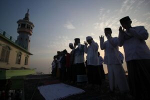 Shalat jumat di hari raya