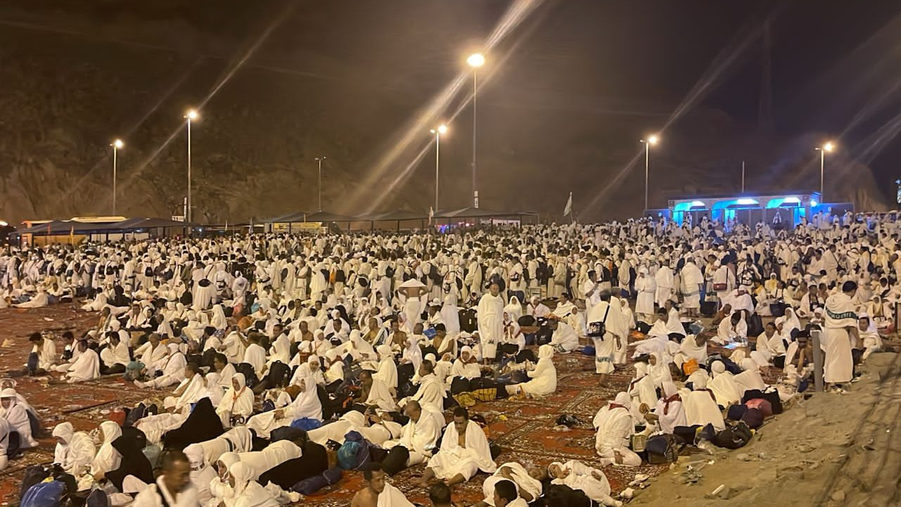Jemaah haji mabit