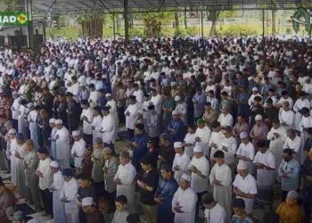 Salat Ied di masjid Al Jihad Banjarmasin