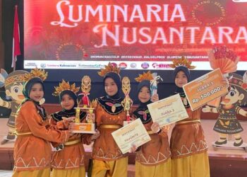Siswa SD Muhammadiyah 8 & 10 Banjarmasin Sabet Juara Lomba Tari Nusantara