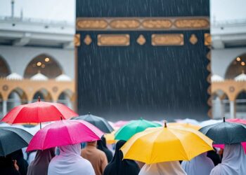 hujan buatan di makkah