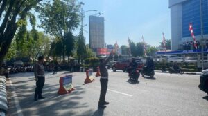 ilustrasi rekayasa jalan saat unjuk rasa