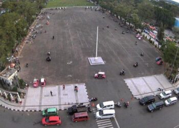 Lapangan Murdjani menjadi salah satu titik strategis penyumbang PAD parkir paling besar