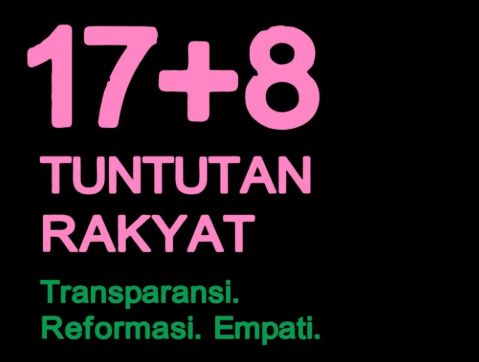 17+8 Tuntutan Rakyat