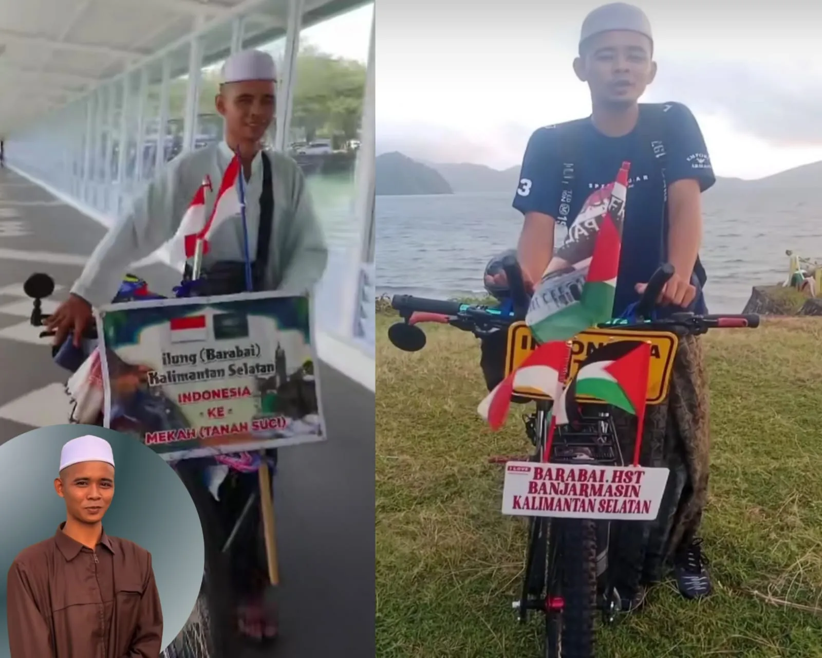 Ahmad, pemuda asal Barabai bersepeda ke Mekah