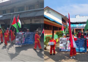 Pawai solidaritas Palestina