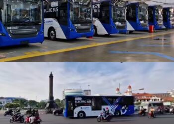 Bus listrik lokal