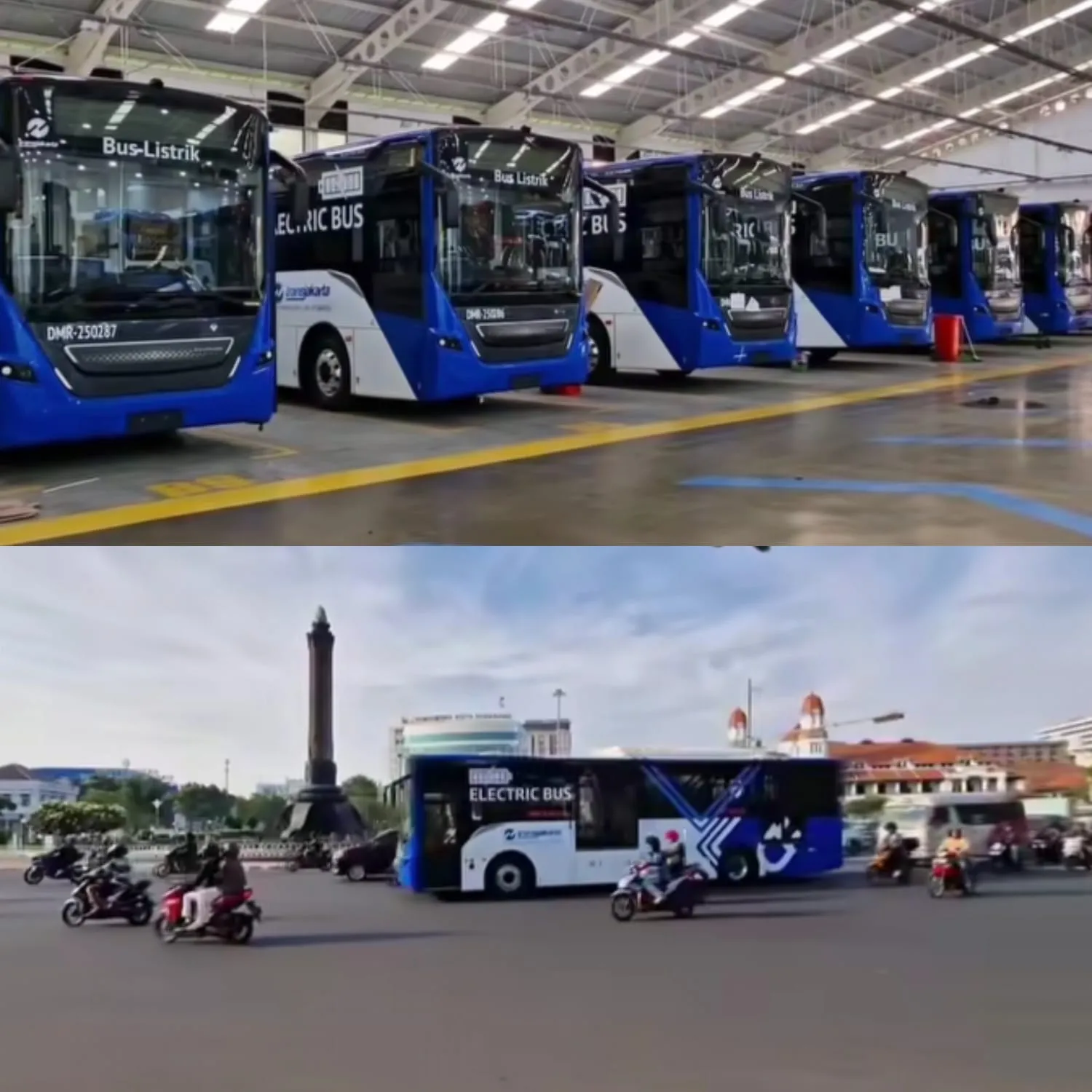 Bus listrik lokal