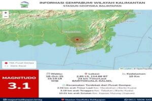 Gempa di Kalimantan