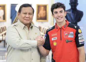 Pertemuan Marc Marquez denngan Presiden Prabowo