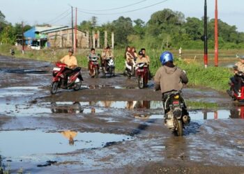 Kalteng jadi provinsi pertama jalan rusak terpanjang di Indonesia
