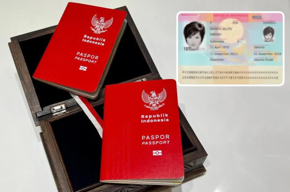 Paspor RI dengan desain baru