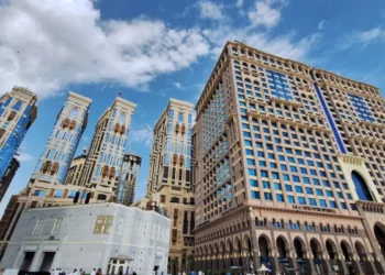 gedung dan hotel di sekitar Masjidil Haram