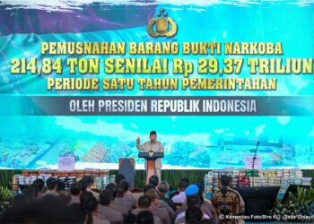 acara pemusnahan barang bukti narkoba