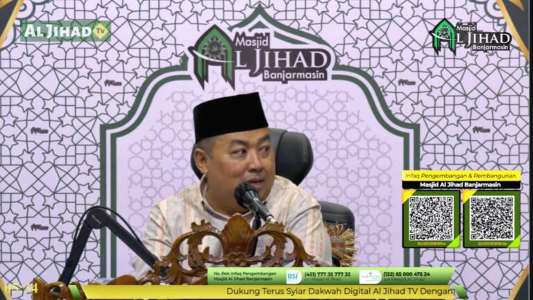 Ustaz Jamaludin Isi Kajian Khusus Masjid Al Jihad Banjarmasin: Ajak Jemaah Rutin Bawa Anak dan Cucu ke Masjid