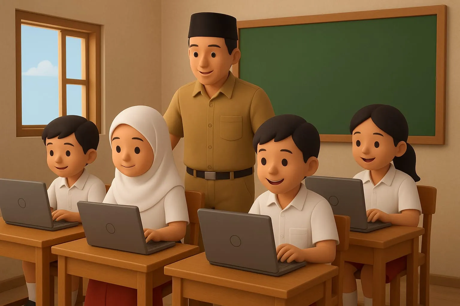 Laptop untuk Siswa dan Guru Sekolah Rakyat