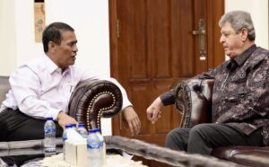 Menteri Pertanian Andi Amran Sulaiman dan Dubes Palestina Zuhair Al-Shun