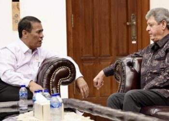 Menteri Pertanian Andi Amran Sulaiman dan Dubes Palestina Zuhair Al-Shun