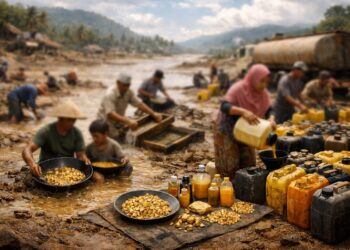 Penemuan solar dan emas di Aceh pasca banjir