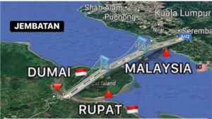 pembangunan jembatan Malaysia-Indonesia