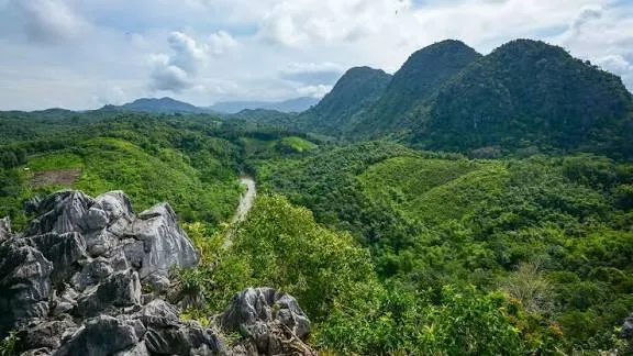 Bukit Langara salah satu wisata di Loksado.
