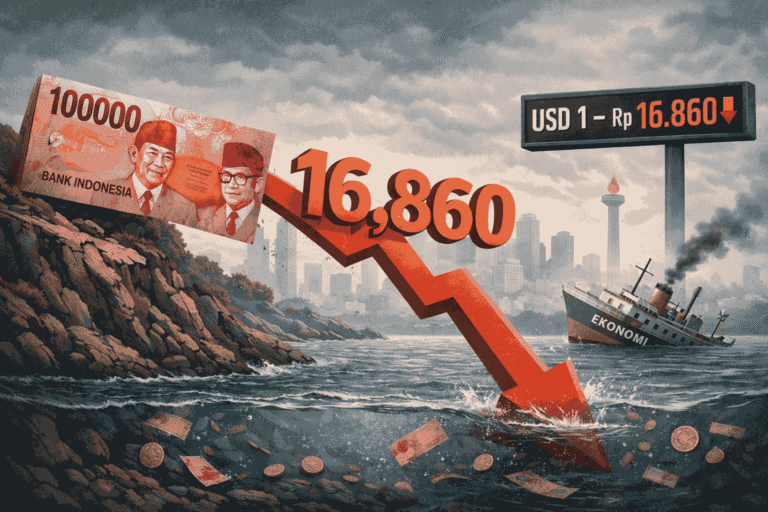 Rupiah Cetak Rekor Terlemah Mendekati Rp17.000 per Dolar AS. Ini Tanggapan BI!