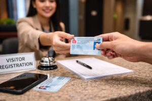 Masuk Gedung Harus Tinggalkan KTP