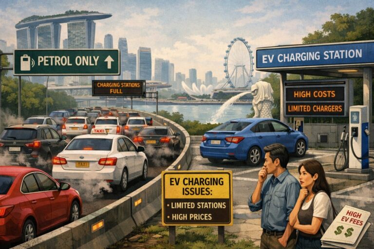 Masyarakat Singapura Tinggalkan Kendaraan Listrik dan Kembali ke BBM. Ini Alasannya!