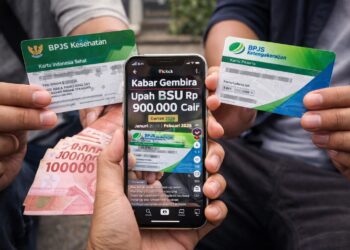 Pemilik Kartu BPJS Kesehatan dan Ketenagakerjaan Dapat BSU