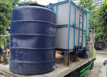 IPA Mobile yang dikirim ITB untuk membantu memenuhi kebutuhan air bersih di wilayah terdampak bencana, Aceh