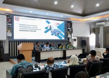 Konsultasi publik oleh dinas PUPR Kalsel dengan pemilih lahan terkait pembangunan stadion internasional