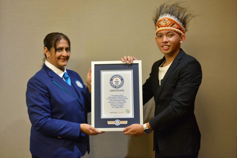 Guinness World Records Resmi Akui Boanerges, Pembalap Aquabike Indonesia Juara Termuda UIM-ABP Endurance