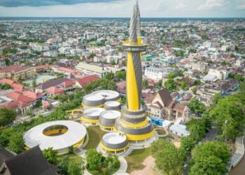 Tugu Nol Kilometer Kalsel Rampung 100 Persen